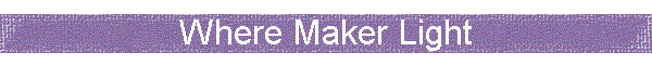 Where Maker Light